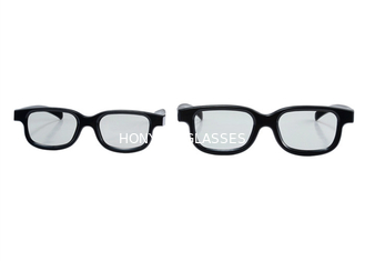 Il cinema di plastica leggero di passivo 3D ha polarizzato gli occhiali di protezione, vetri economici del polarizzatore di Reald 3D per 3D TV